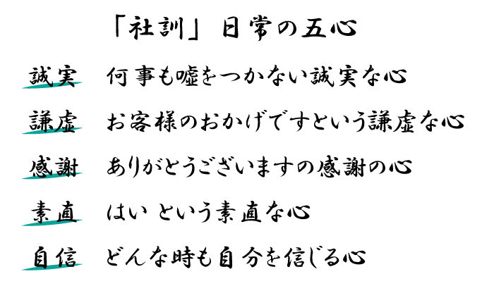 株式会社グランディールジャパン社訓